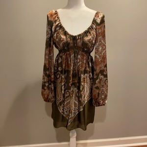 ❌ SOLD Nurture paisley dress empire waist size S